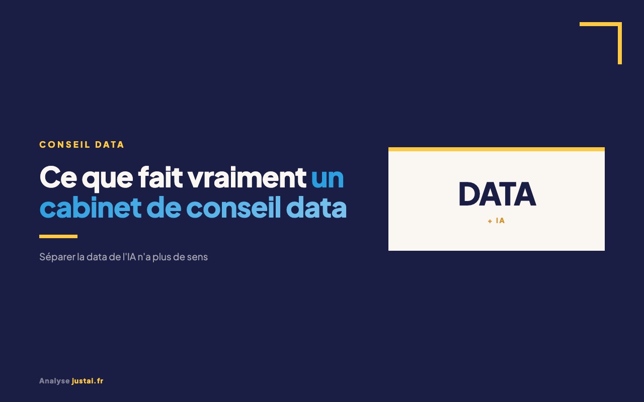 Data consulting : ce que fait vraiment un cabinet de conseil data