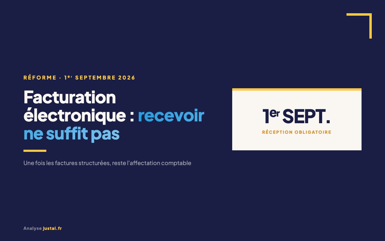 Facturation électronique au 1er septembre 2026 : que faire du flux de factures reçues ?