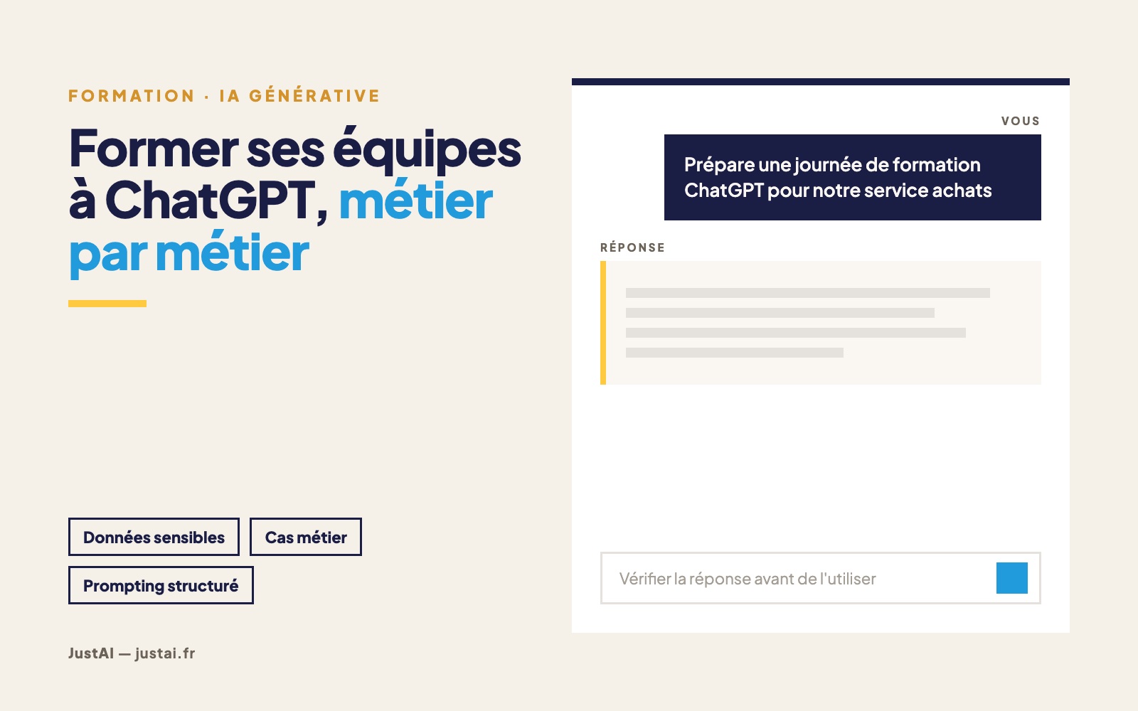 Former ses salariés à ChatGPT : que doit contenir le programme ?