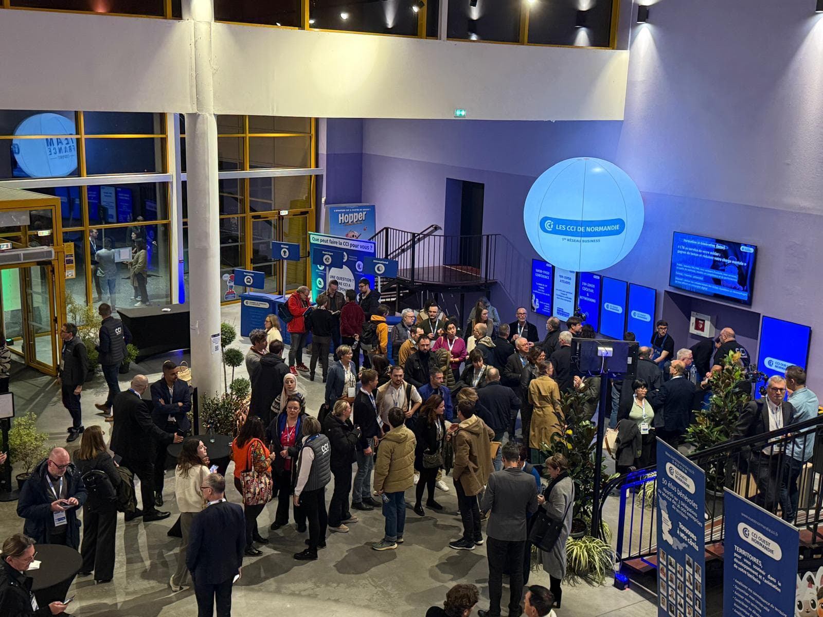 Networking lors d'un événement CCI Normandie