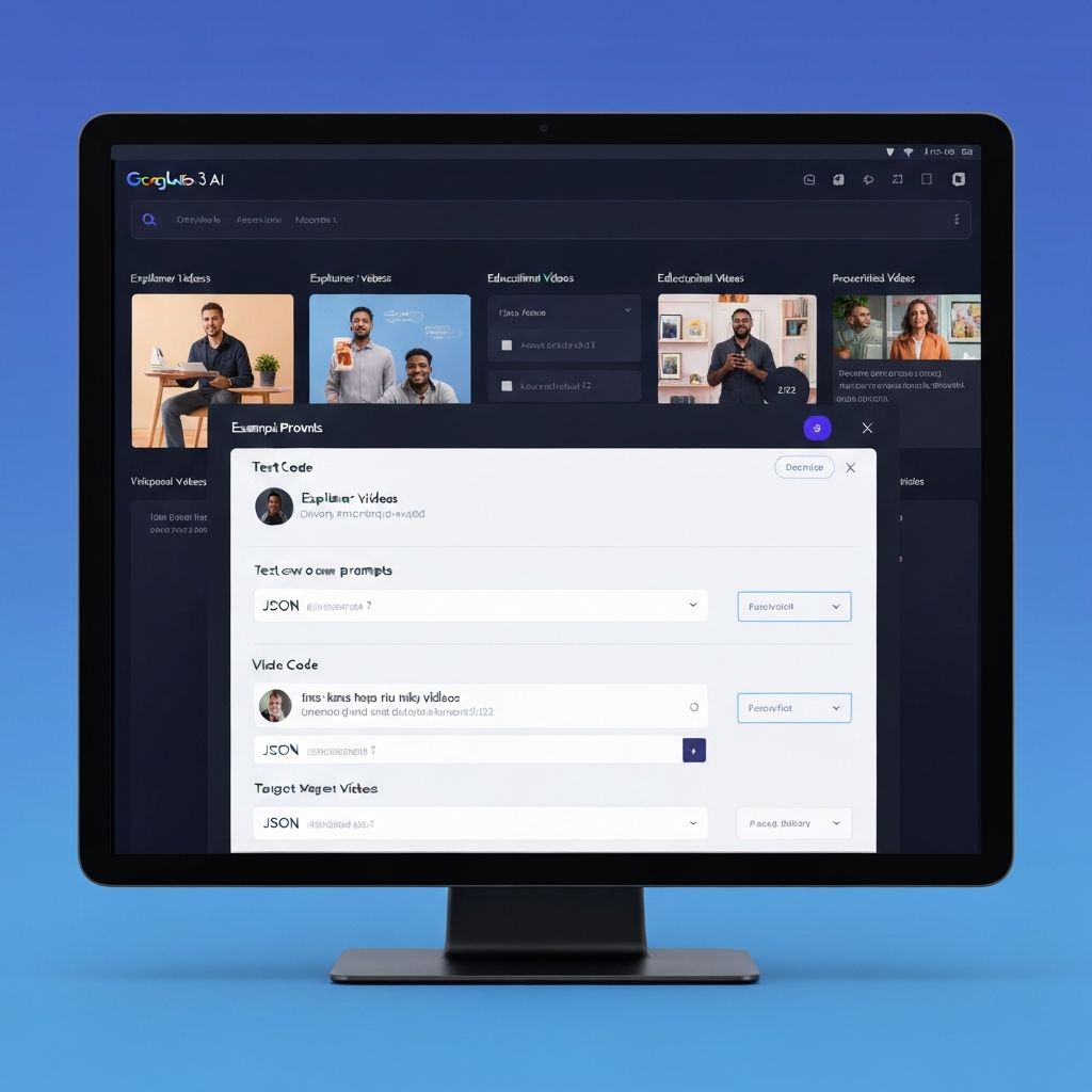 Maîtriser les prompts JSON pour Google Veo 3