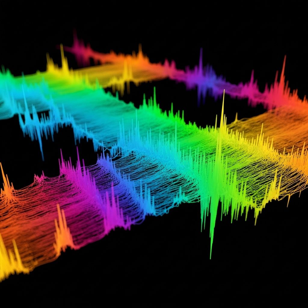 Visualisation de forme d'onde vocale IA